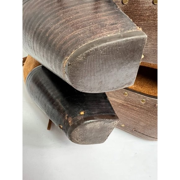 SAM EDELMAN 'Louie' Fringed Western Ankle Boots, Brown Suede 12M - Picture 10 of 12